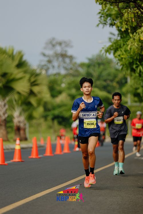Race photo from CISANGKAN KBP CITY RUN 2025