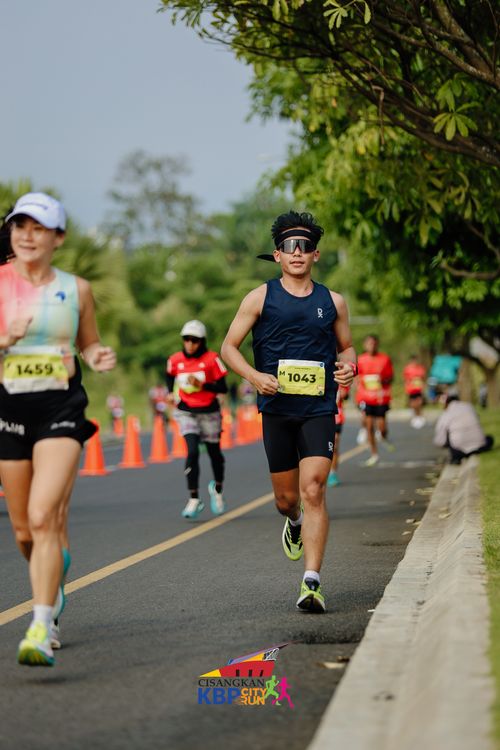 Race photo from CISANGKAN KBP CITY RUN 2025
