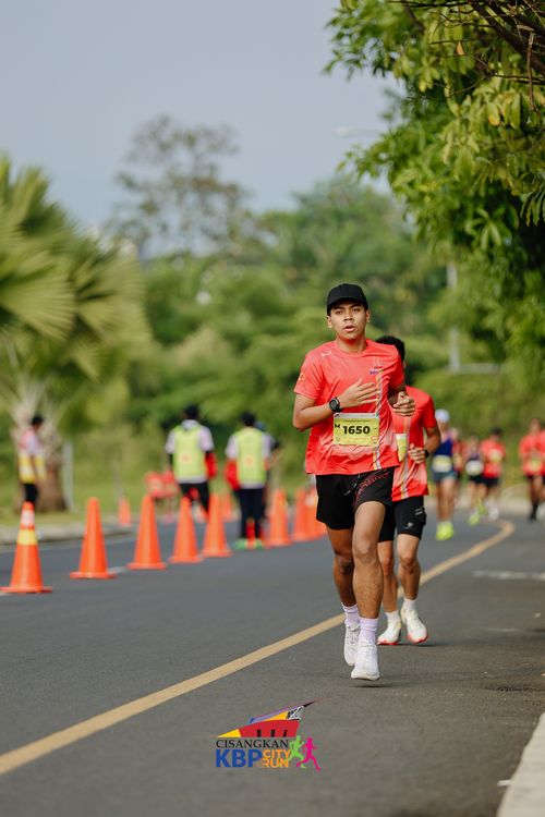 Race photo from CISANGKAN KBP CITY RUN 2025