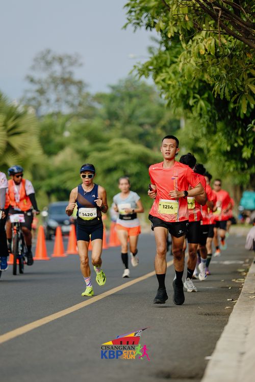 Race photo from CISANGKAN KBP CITY RUN 2025