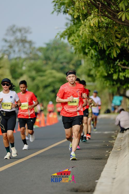 Race photo from CISANGKAN KBP CITY RUN 2025
