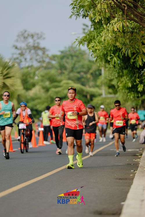 Race photo from CISANGKAN KBP CITY RUN 2025