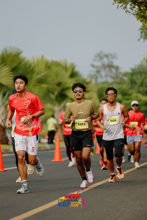 Race photo from CISANGKAN KBP CITY RUN 2025