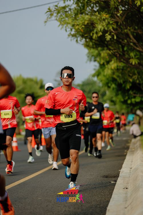 Race photo from CISANGKAN KBP CITY RUN 2025