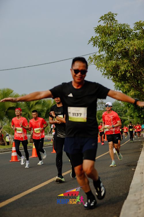 Race photo from CISANGKAN KBP CITY RUN 2025