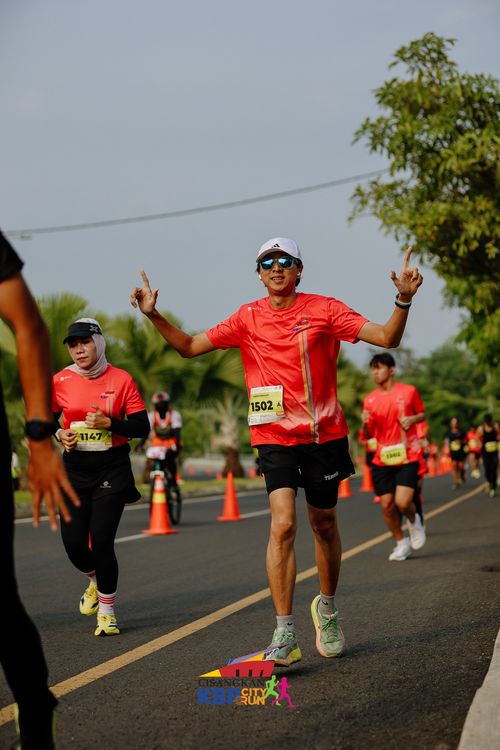 Race photo from CISANGKAN KBP CITY RUN 2025