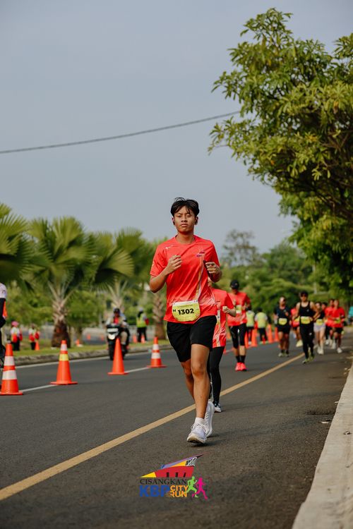 Race photo from CISANGKAN KBP CITY RUN 2025