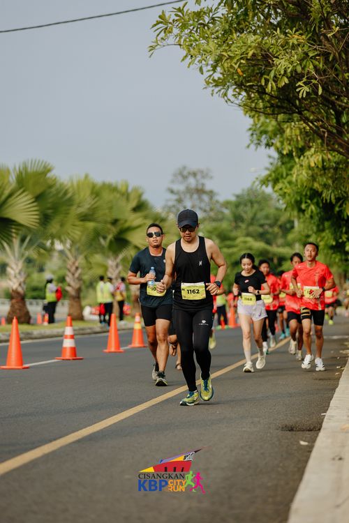 Race photo from CISANGKAN KBP CITY RUN 2025