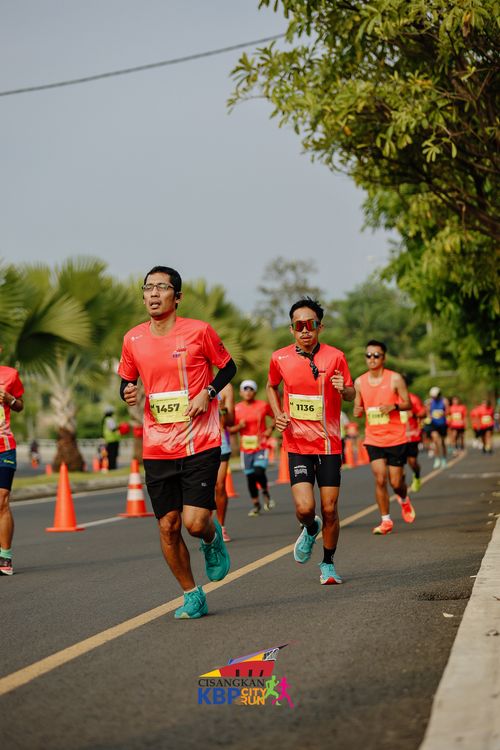 Race photo from CISANGKAN KBP CITY RUN 2025