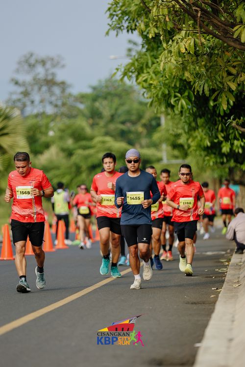 Race photo from CISANGKAN KBP CITY RUN 2025