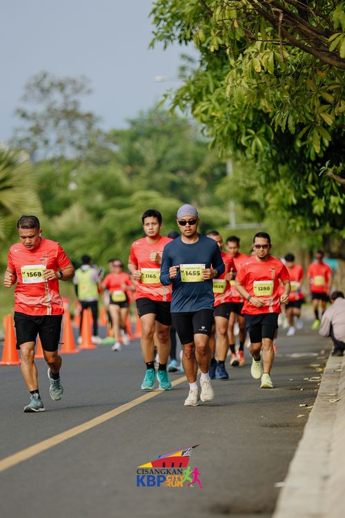 Race photo from CISANGKAN KBP CITY RUN 2025