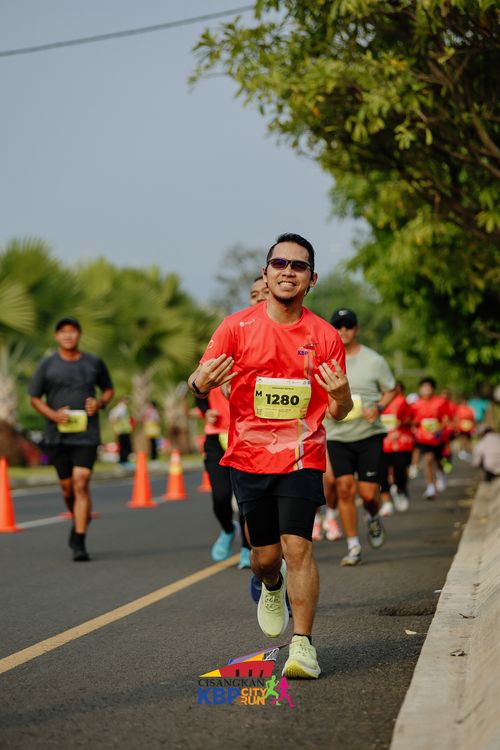 Race photo from CISANGKAN KBP CITY RUN 2025