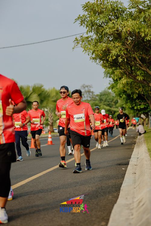 Race photo from CISANGKAN KBP CITY RUN 2025