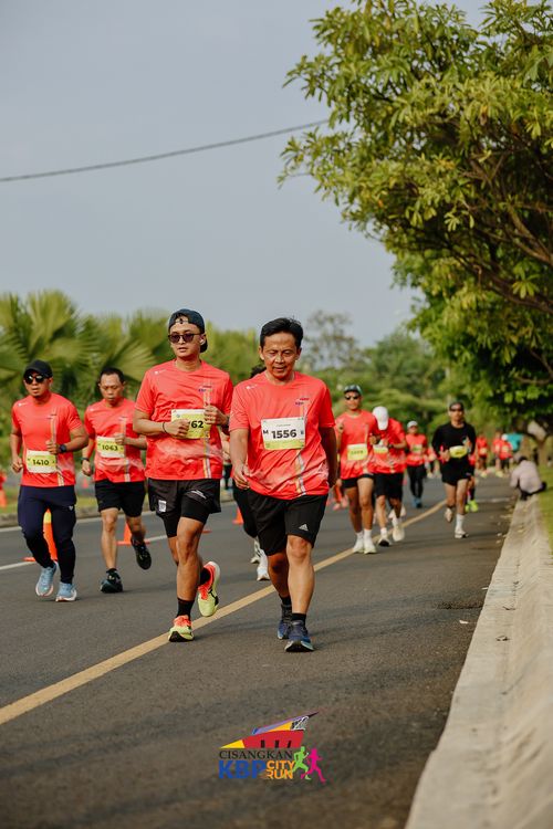 Race photo from CISANGKAN KBP CITY RUN 2025