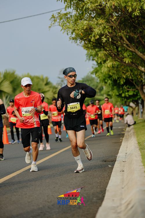 Race photo from CISANGKAN KBP CITY RUN 2025