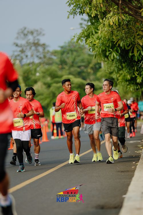 Race photo from CISANGKAN KBP CITY RUN 2025