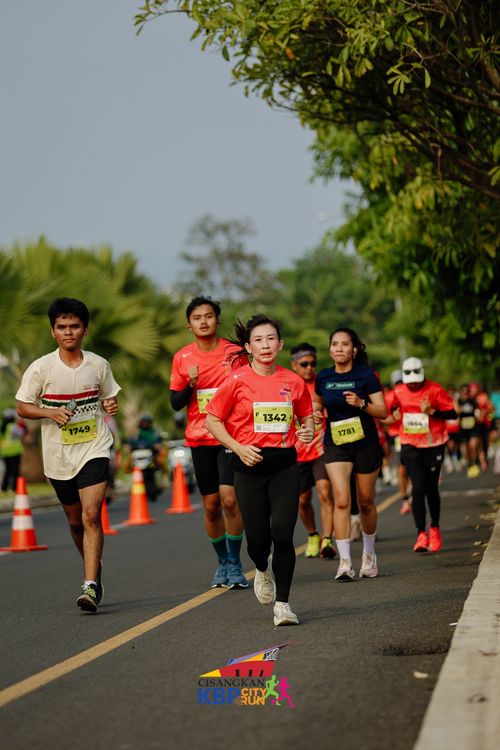 Race photo from CISANGKAN KBP CITY RUN 2025