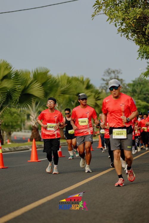 Race photo from CISANGKAN KBP CITY RUN 2025