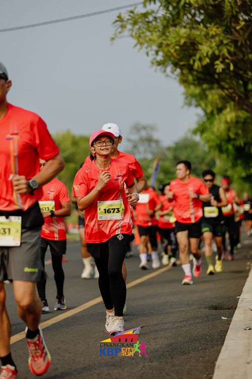 Race photo from CISANGKAN KBP CITY RUN 2025