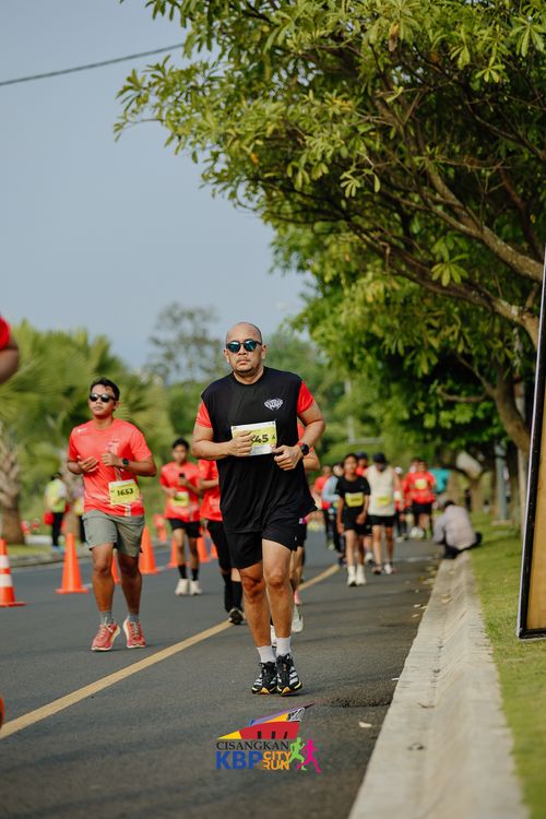 Race photo from CISANGKAN KBP CITY RUN 2025