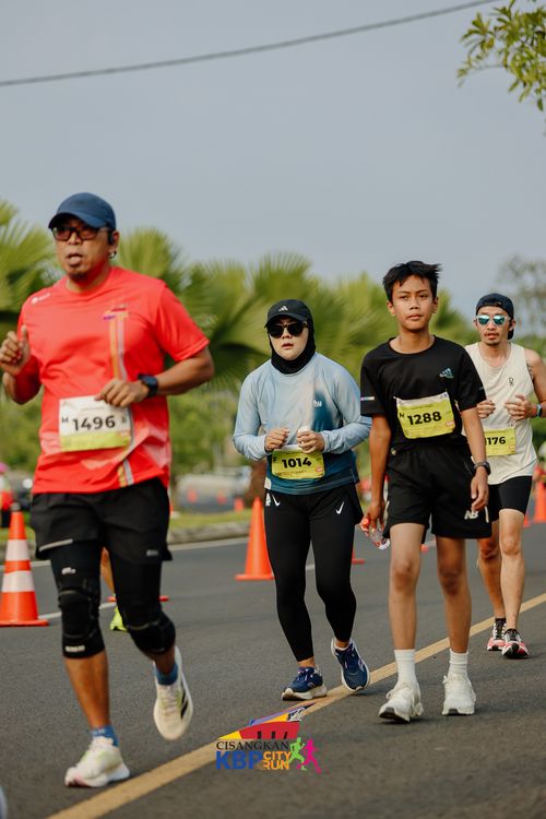 Race photo from CISANGKAN KBP CITY RUN 2025