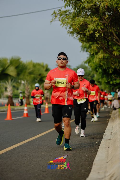 Race photo from CISANGKAN KBP CITY RUN 2025