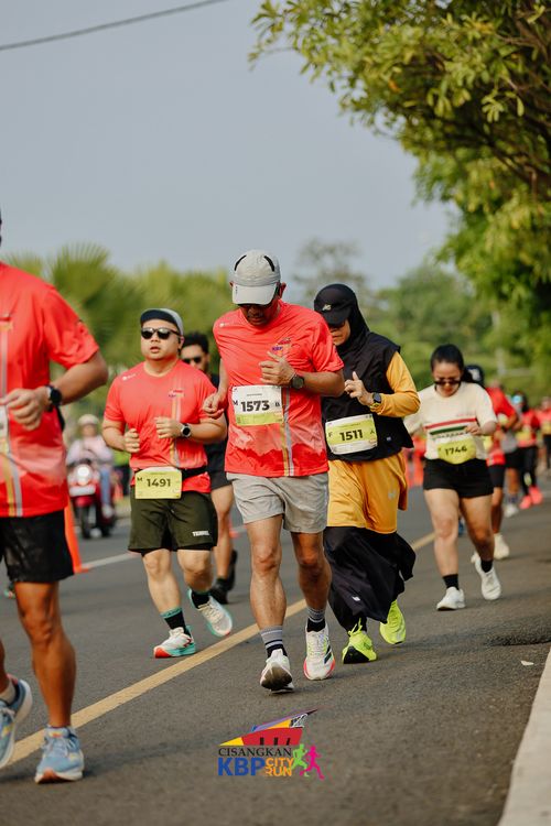 Race photo from CISANGKAN KBP CITY RUN 2025