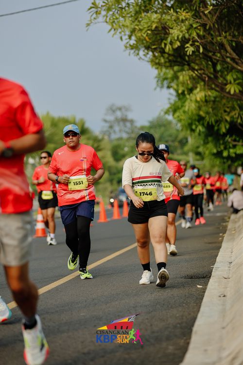 Race photo from CISANGKAN KBP CITY RUN 2025