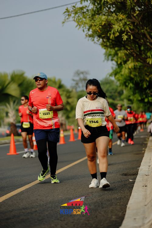 Race photo from CISANGKAN KBP CITY RUN 2025