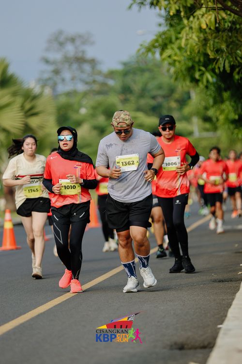 Race photo from CISANGKAN KBP CITY RUN 2025