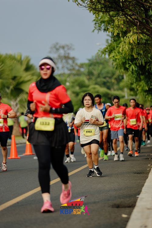 Race photo from CISANGKAN KBP CITY RUN 2025