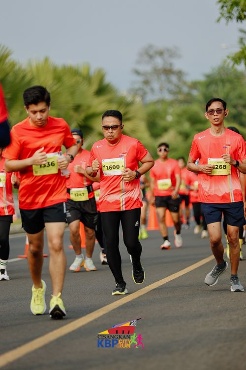 Race photo from CISANGKAN KBP CITY RUN 2025