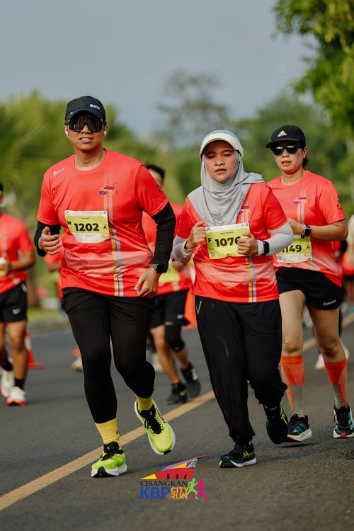 Race photo from CISANGKAN KBP CITY RUN 2025