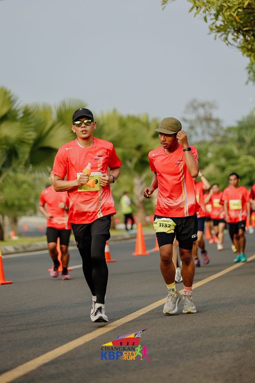 Race photo from CISANGKAN KBP CITY RUN 2025