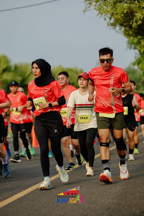Race photo from CISANGKAN KBP CITY RUN 2025