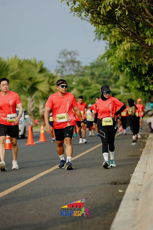 Race photo from CISANGKAN KBP CITY RUN 2025