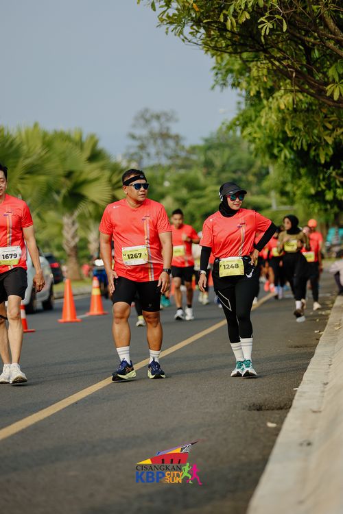 Race photo from CISANGKAN KBP CITY RUN 2025