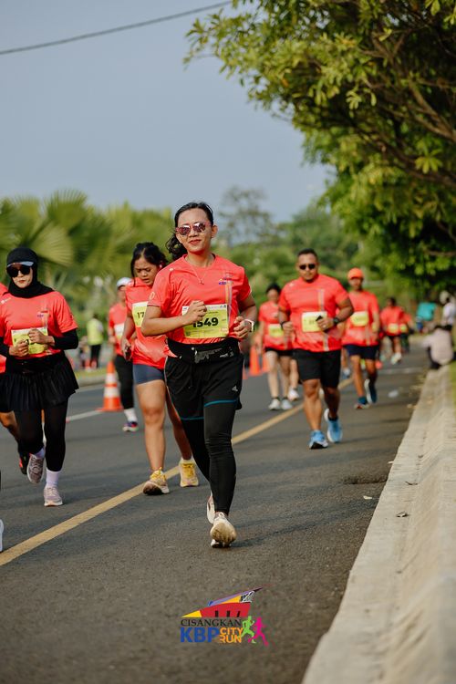 Race photo from CISANGKAN KBP CITY RUN 2025