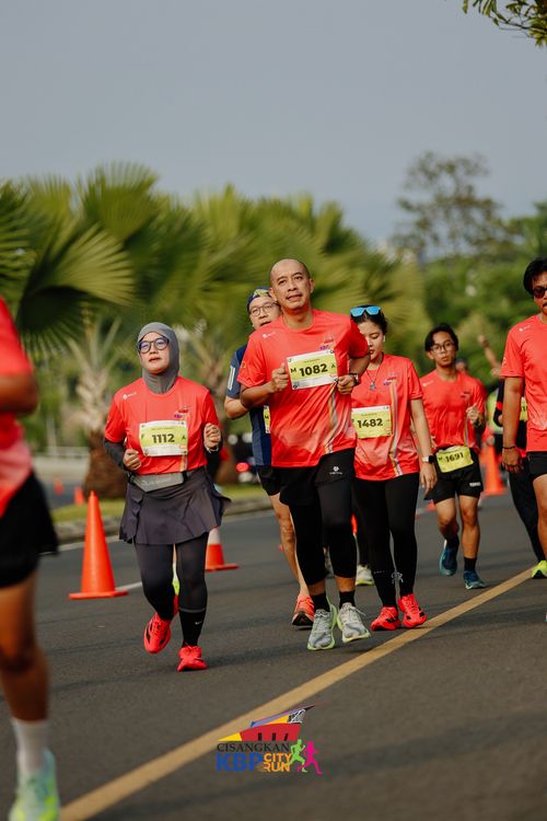 Race photo from CISANGKAN KBP CITY RUN 2025