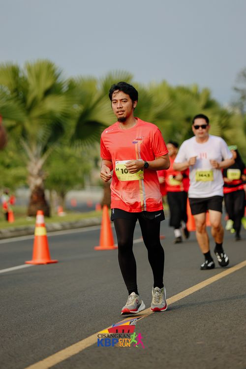 Race photo from CISANGKAN KBP CITY RUN 2025