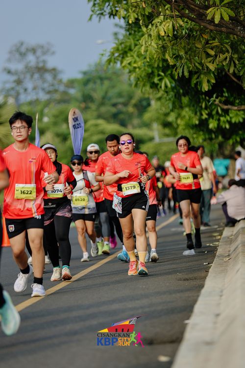 Race photo from CISANGKAN KBP CITY RUN 2025