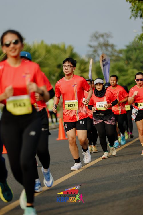 Race photo from CISANGKAN KBP CITY RUN 2025