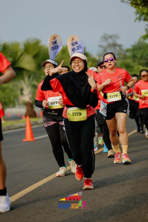 Race photo from CISANGKAN KBP CITY RUN 2025