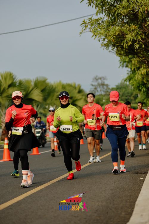 Race photo from CISANGKAN KBP CITY RUN 2025