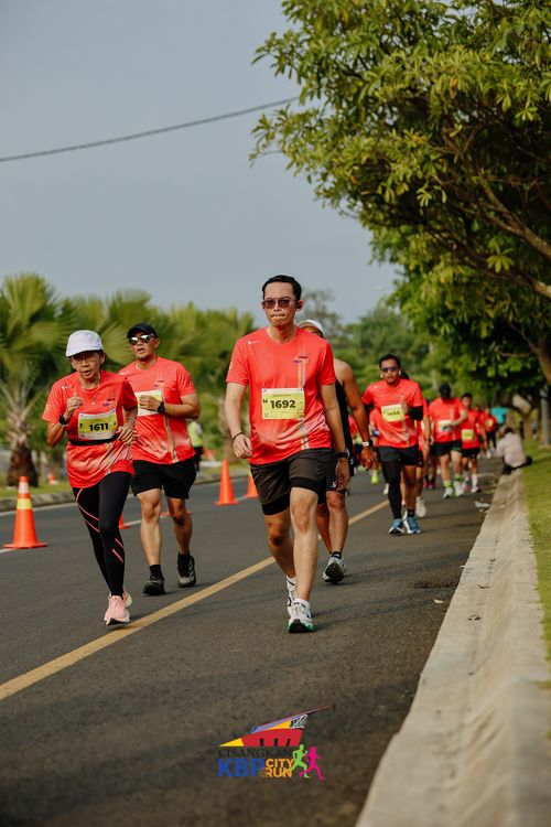 Race photo from CISANGKAN KBP CITY RUN 2025