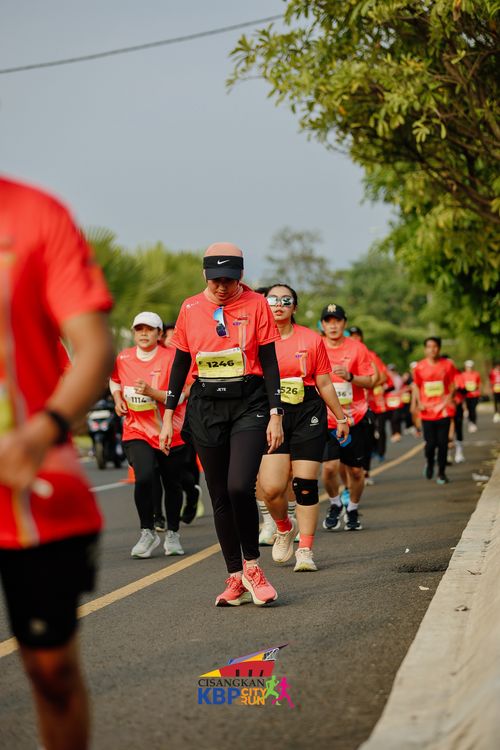 Race photo from CISANGKAN KBP CITY RUN 2025