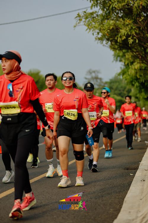 Race photo from CISANGKAN KBP CITY RUN 2025