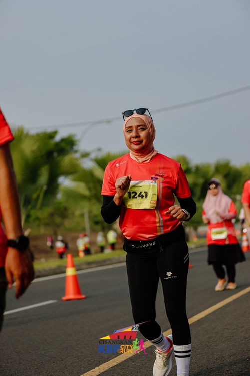 Race photo from CISANGKAN KBP CITY RUN 2025