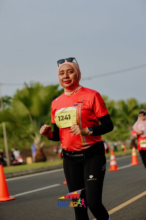 Race photo from CISANGKAN KBP CITY RUN 2025
