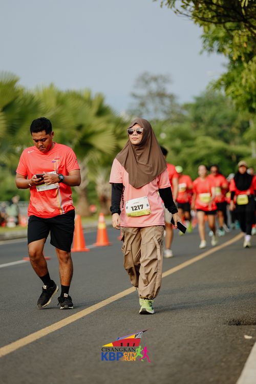 Race photo from CISANGKAN KBP CITY RUN 2025